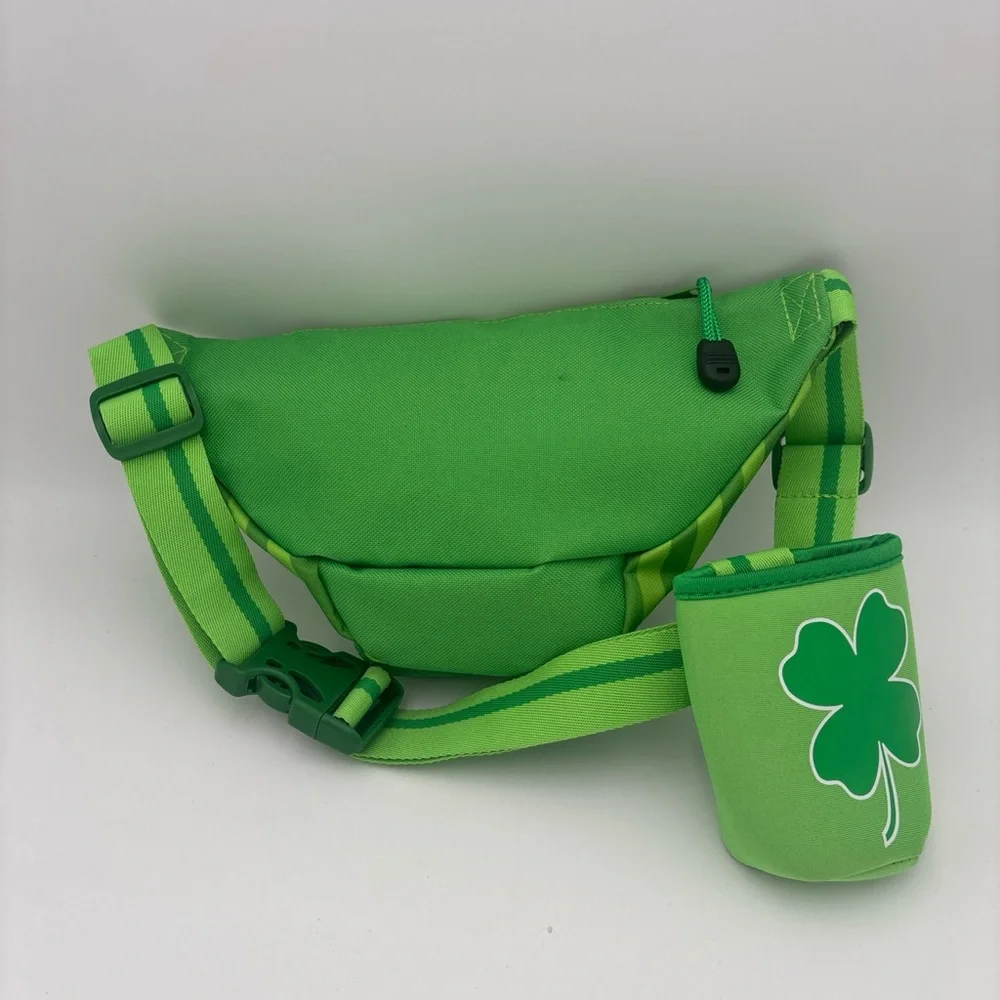 Tipsy Elves‎ Green Shamrock Kids Fanny Pack